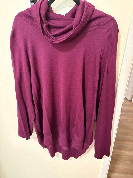 Cyrus Sweaters - Cyrus Plum Cowl Neck Sweater